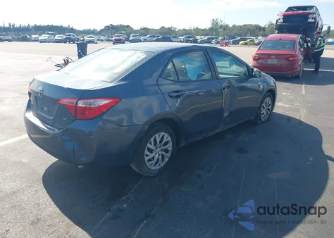 2018 Toyota Corolla Le из США, поврежденный, VIN 2T1BURHE7JC005382